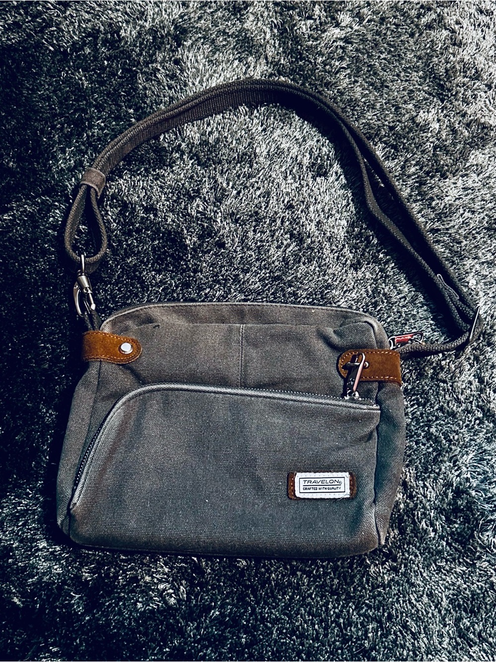 Traveling Anti Theft/RFID Blocking/Slash Resistant Crossbody Bag
